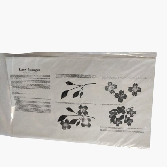 Sandy Aubuchon Stencil Flower Sword Fern Easy Art Productions Free Form SA02 - Picture 8 of 11